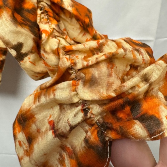 💎 Zara Drape Crop Top Orange - Picture 8 of 11